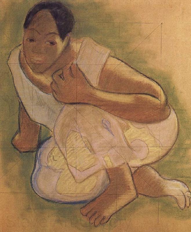 Paul Gauguin Tahiti woman Germany oil painting art